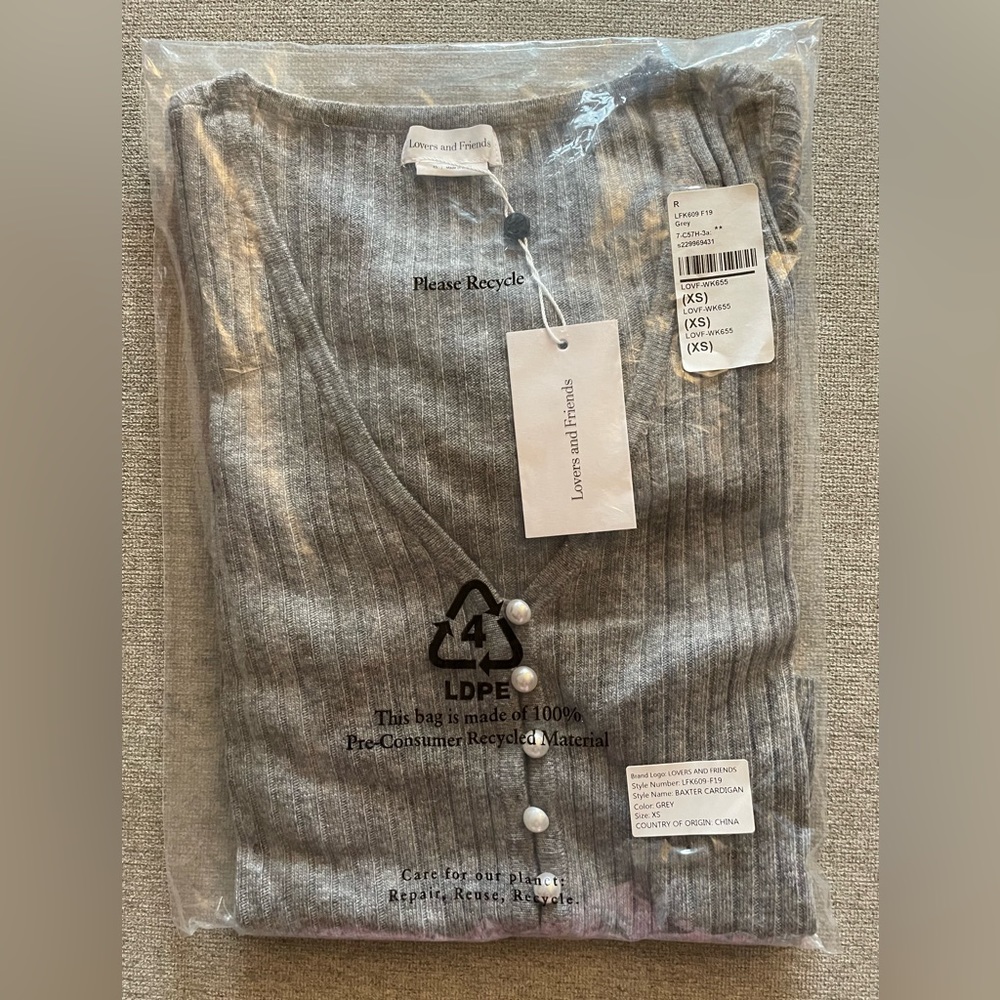 Lovers and Friends Baxter Cardigan XS BRAND NEW & In The Original Packaging